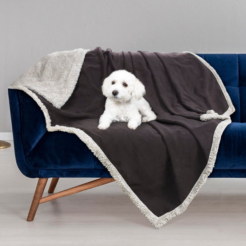 Kritter Planet Waterproof Dog Blanket, Reversible Water Proof Pet Blanket for Couch, Bed & Car, Washable Couch Covers for Medium Dogs - Protects Furniture from Fur, Dirt, and Accidents - Image 2